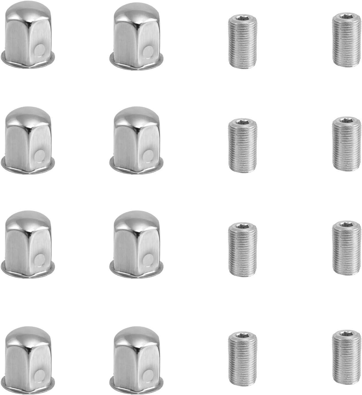 8Pcs Lug Nuts Adapter for 16\