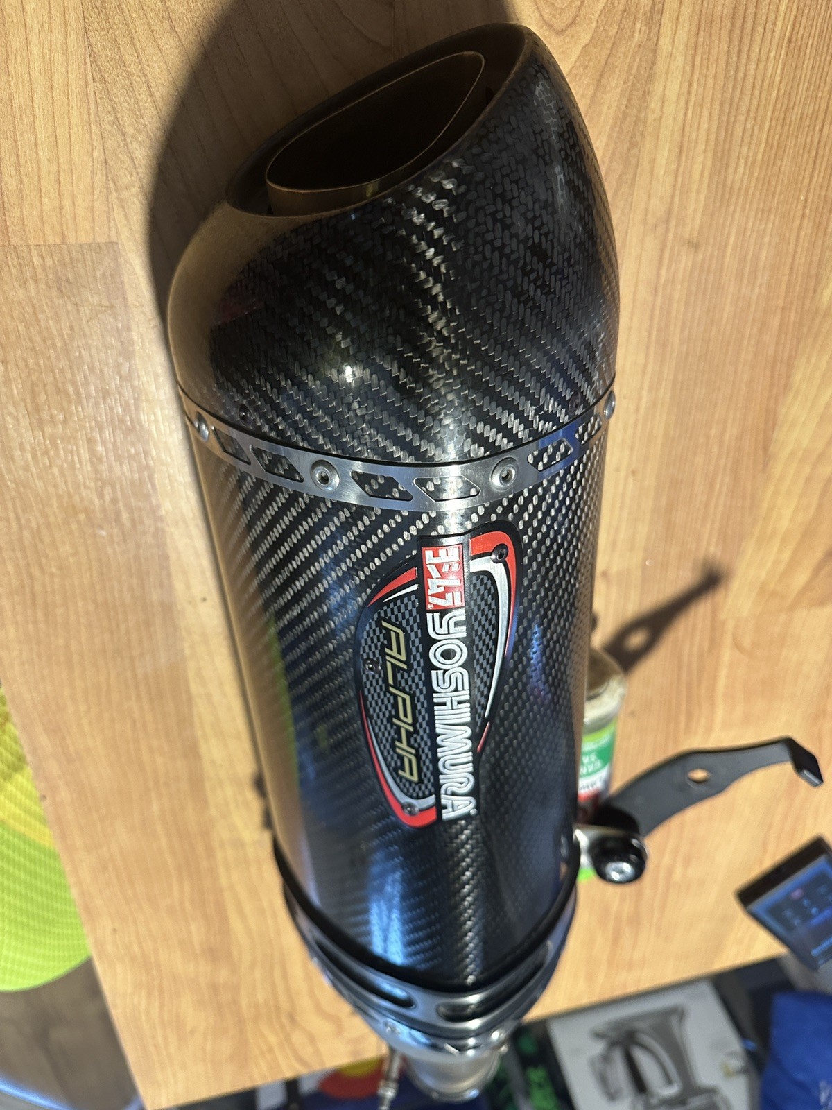 2017-2025 GSXR 1000 Yoshimura alpha exhaust carbon muffler #11182HM220 2017-2025 GSXR 1000 Yoshimura alpha exhaust carbon muffler #11182HM220