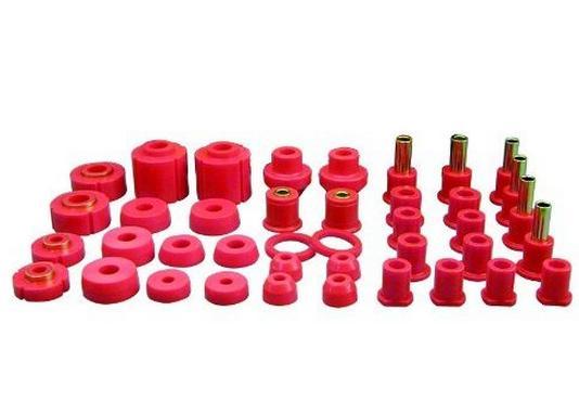 PROTHANE Total Suspension Bushing Kit Ford F-150 4WD 80-96 Red