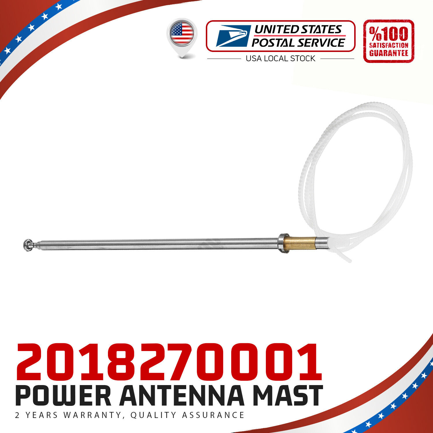 For Mercedes-Benz 560SL 500SL 300SL PARTS Antenna Mast 2018270001 OEM