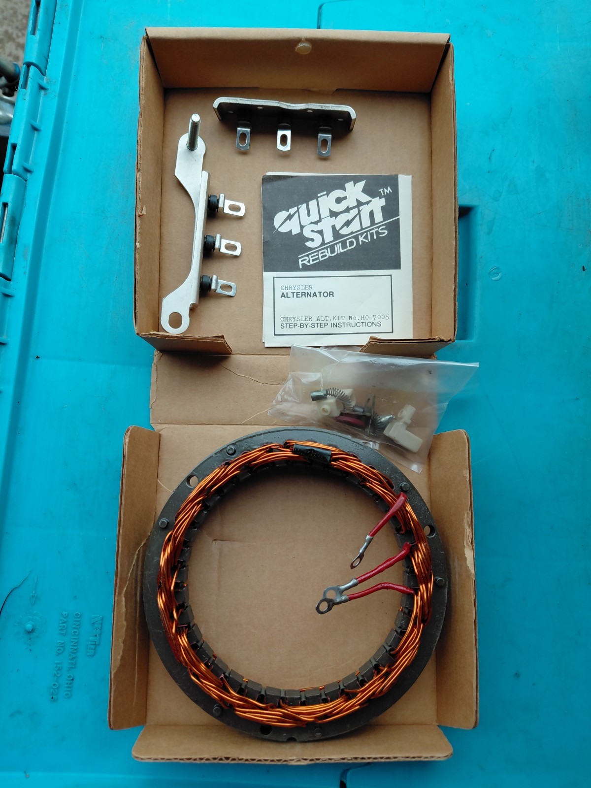 NoS National Quick Start Chrysler #73-7541 HO-7005 Alternator Upgrade Kit 70's NoS National Quick Start Chrysler #73-7541 HO-7005 Alternator Upgrade Kit 70's