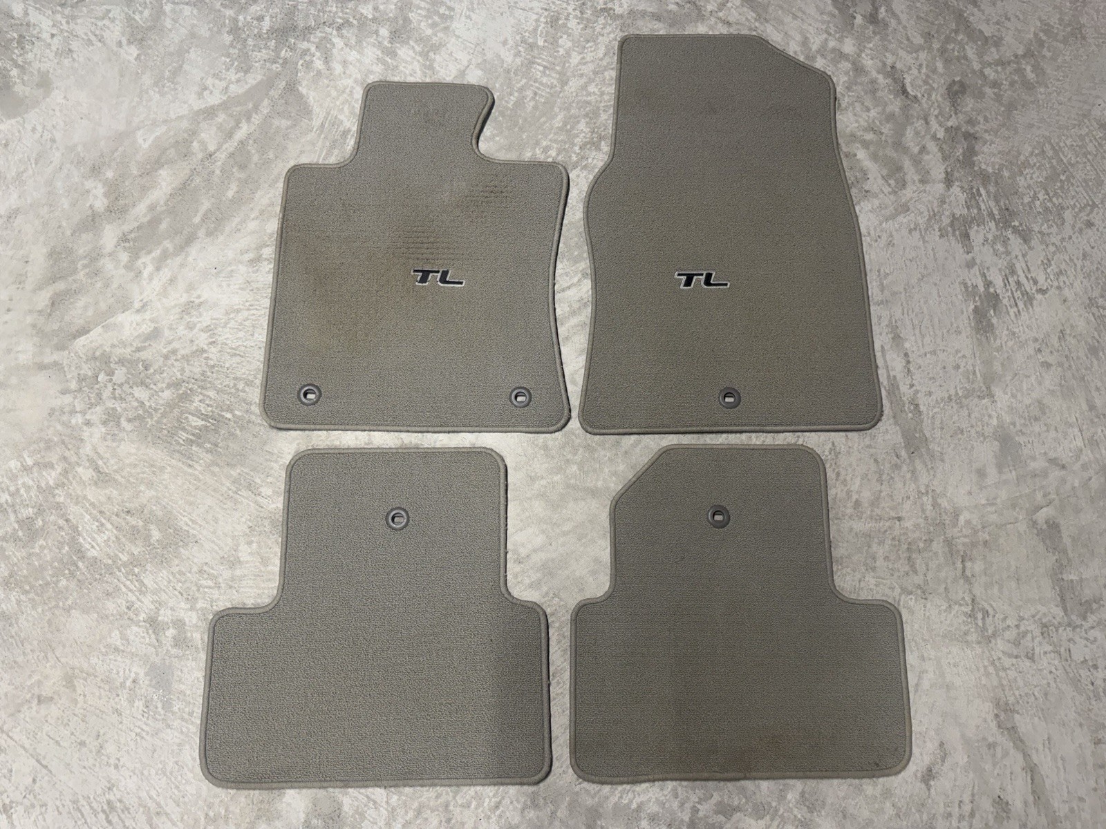 🔥 09-14 ACURA TL OEM Gray Carpet Floor Mat Mats FWD ONLY 🔥 🔥 09-14 ACURA TL OEM Gray Carpet Floor Mat Mats FWD ONLY 🔥