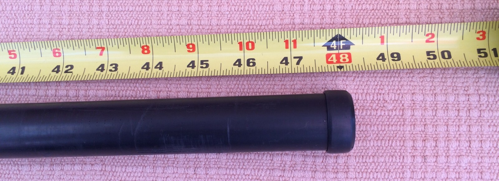 Single YAKIMA Round RoundBar CrossBar + End Caps 48 58 66 78 86\