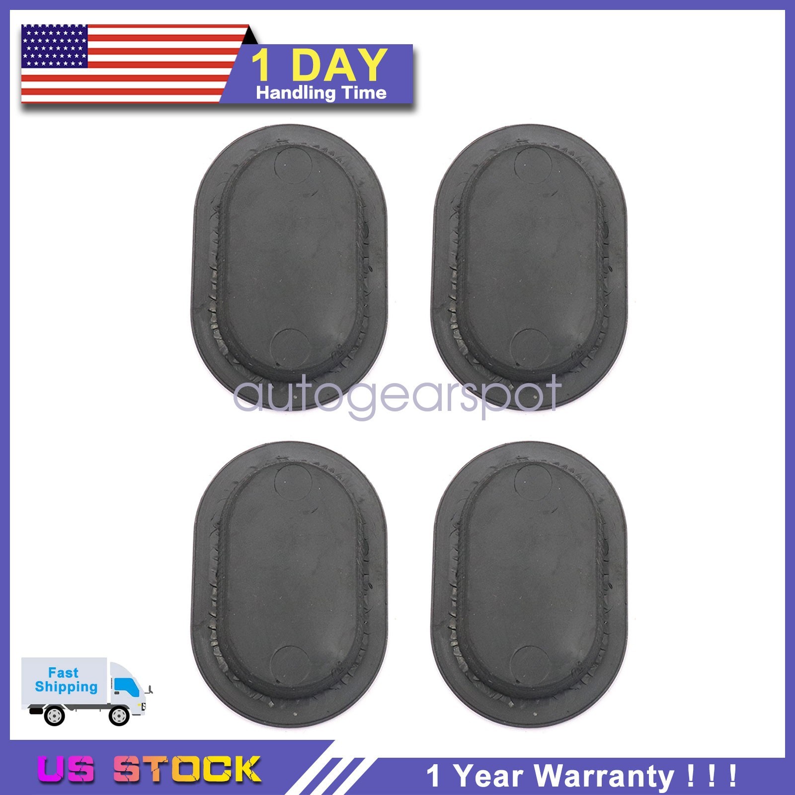 4PCS Floor Pan Drain Rubber Plug For Jeep Wrangler JK JL Gladiator 68194821AA US