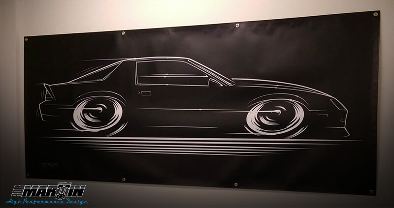 BIG BANNNER Camaro Chevy IROC Z-28 Chevrolet 82-92  85 86 1987 1988 1989 1990 91