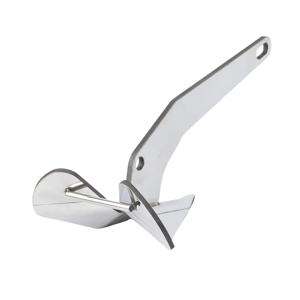 Boat Anchor 17 LBS 316 Stainless Steel Triangle Wing Style Delta Anchor Marine