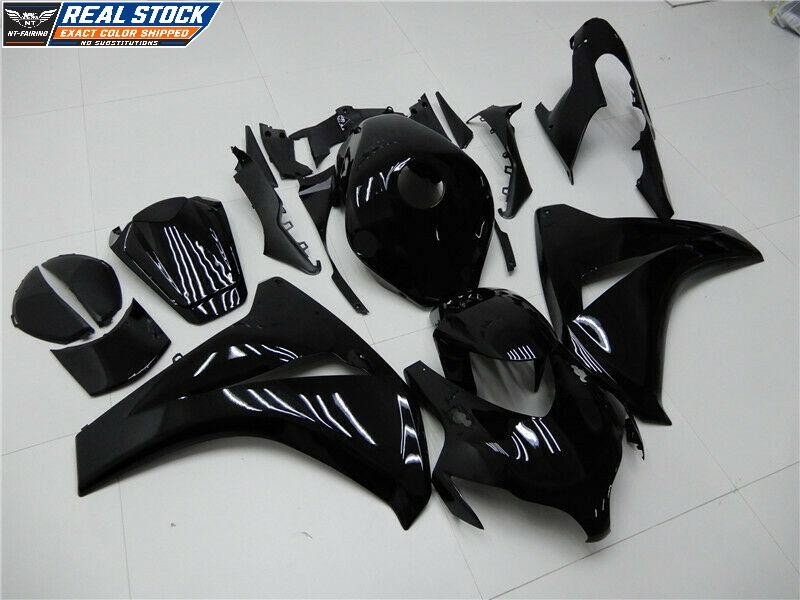 Glossy Black Fairing Kit For Honda CBR1000RR 2008-2011 09 10 ABS BodyWork +Bolts