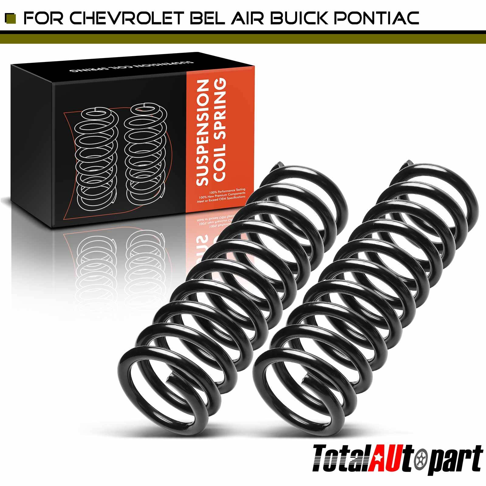 2Pcs Coil Springs for Chevrolet Bel Air 1955-1957 Buick Skylark Pontiac Front