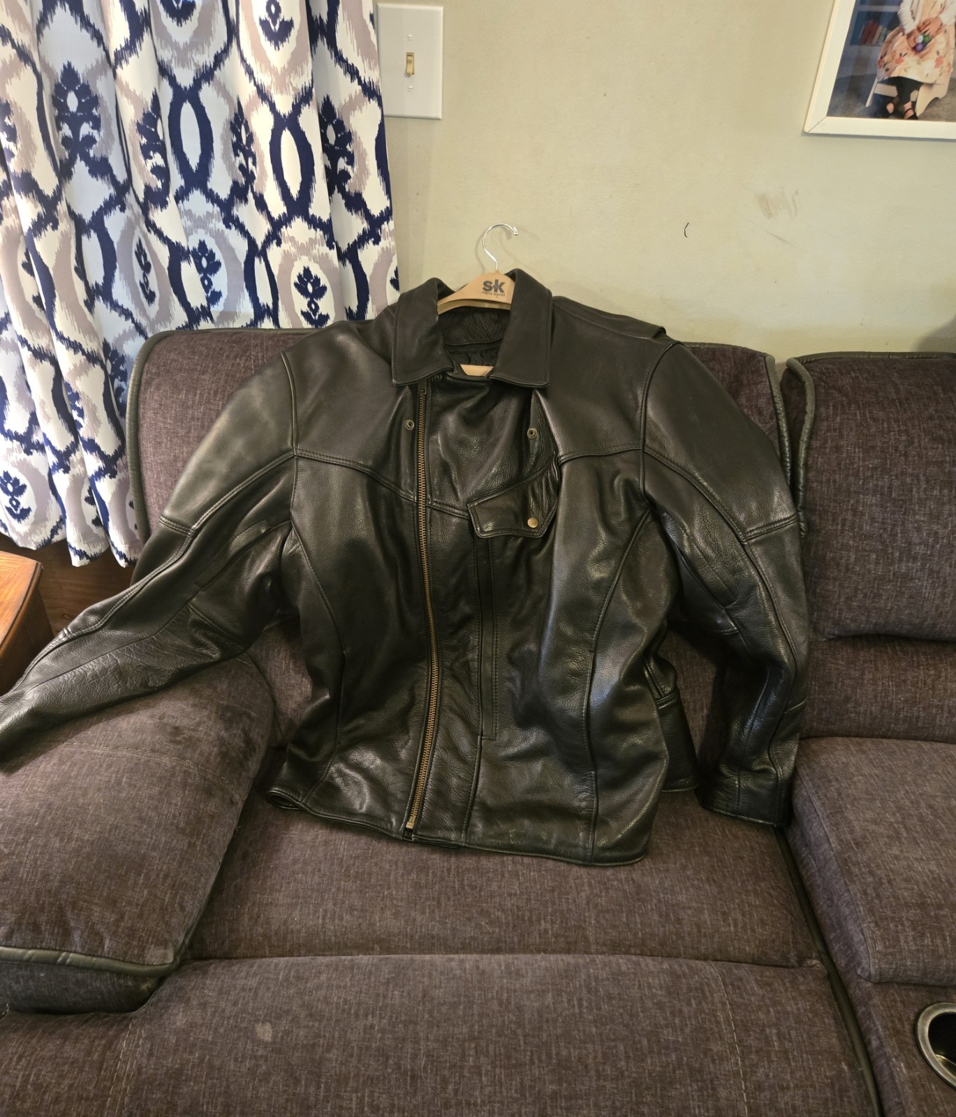 Fox Creek Leather Motorcycle Riding Jacket