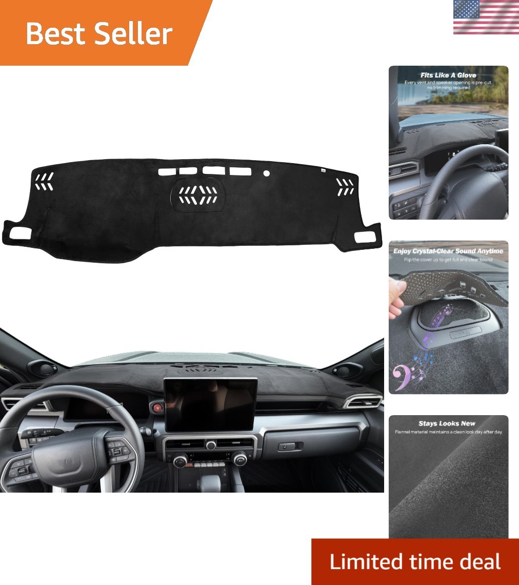 Custom Fit Dashboard Cover Mat for 2025-2026 4Runner & Tacoma - Protect & Style