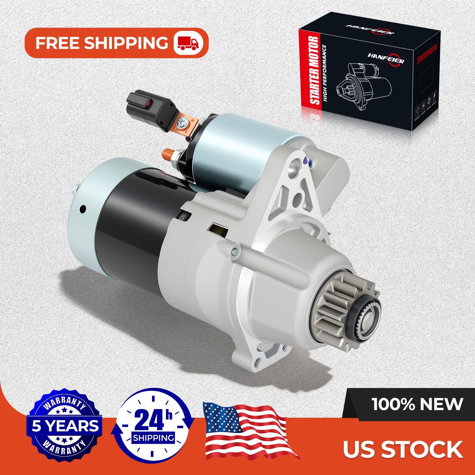 New Starter For Nissan Altima 2002-2007/Nissan Sentra 2002-2006 2.5L 17835 w/AT