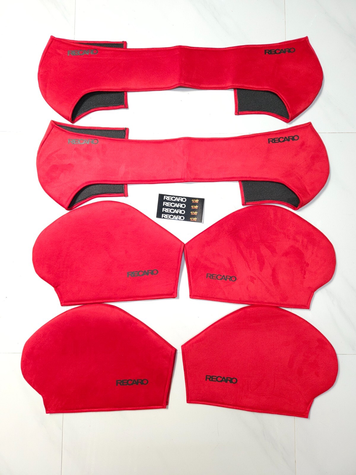 Recaro sr3,sr4 protective cloth,red, seat 6 pieces 2 seats Recaro sr3,sr4 protective cloth,red, seat 6 pieces 2 seats