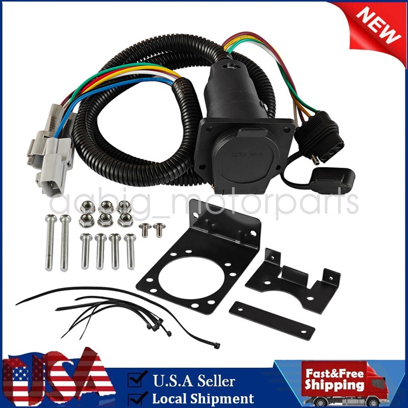 Fits Toyota Tundra 2007-13 Multi-Tow 7 Blade & 4-Way Flat Trailer Connector US