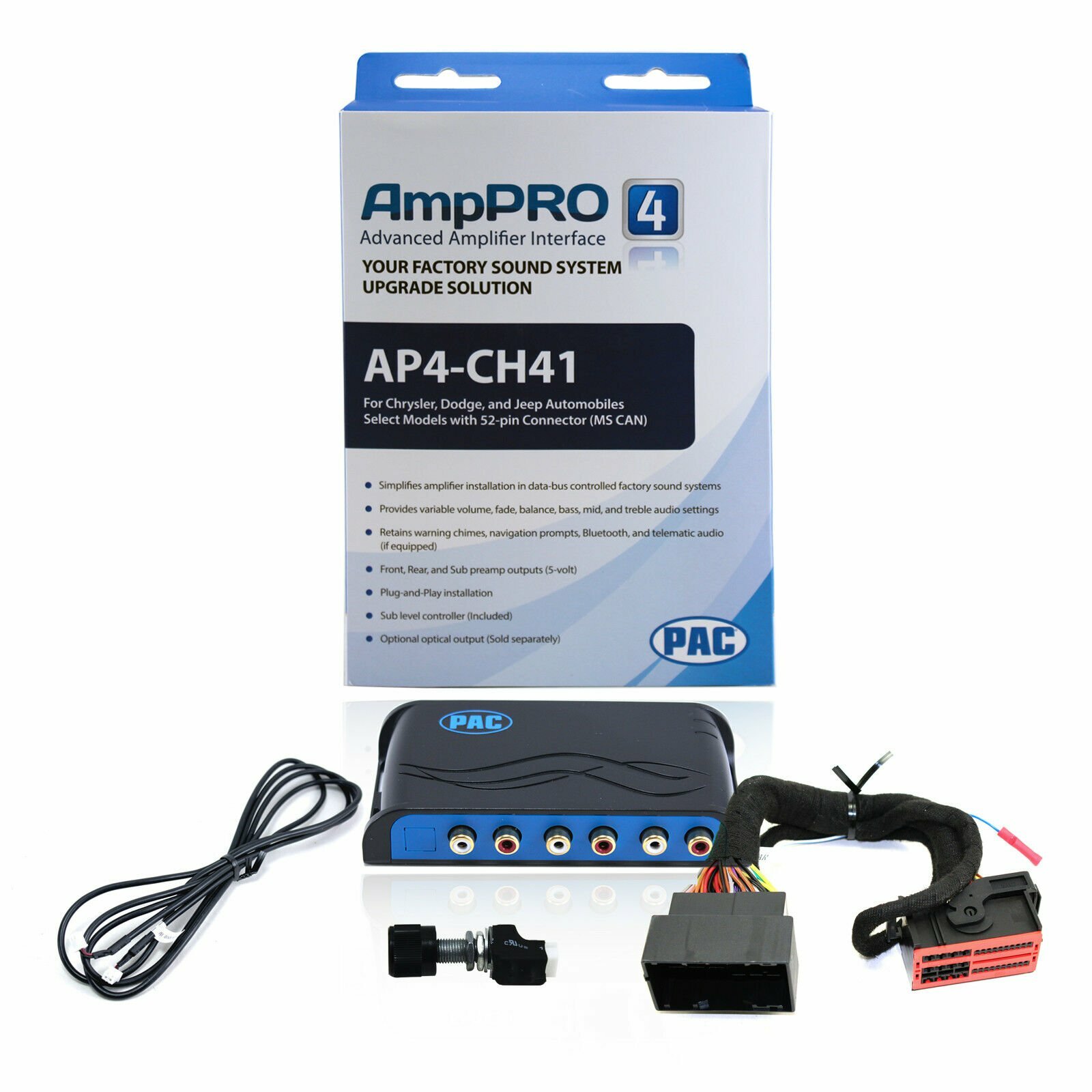 PAC AP4-CH41 R.2 Advanced Amplifier Integration Interface Module Dodge Ram Jeep