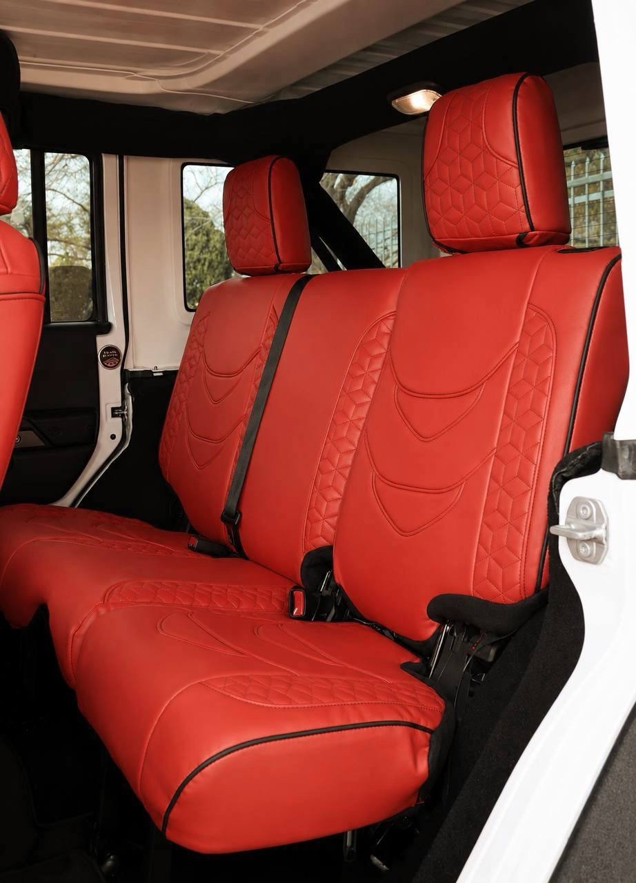 2013 2017 For JEEP WRANGLER SAHARA JKU COMPLETE INTERIOR SEAT Cover SET Red 2013 2017 For JEEP WRANGLER SAHARA JKU COMPLETE INTERIOR SEAT Cover SET Red