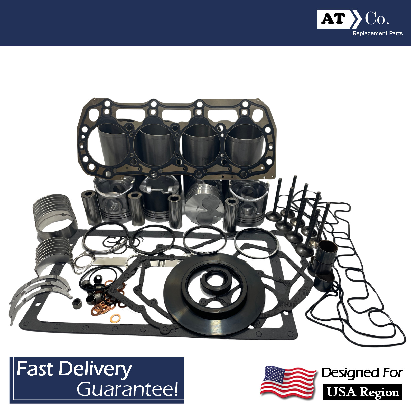New Overhaul Rebuild kit for Perkins 404D-22T 104-22 404C 2.2 Liter Engine New Overhaul Rebuild kit for Perkins 404D-22T 104-22 404C 2.2 Liter Engine