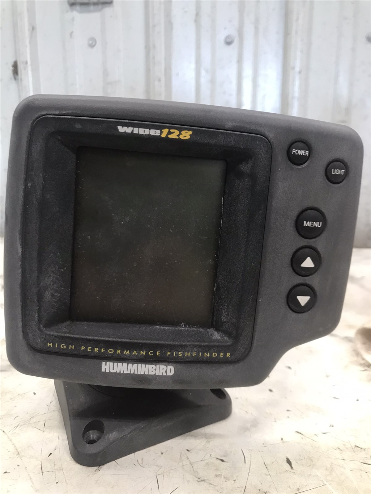 95 Wellcraft Boat Humminbird wide 128 high performance fishfinder fish finder