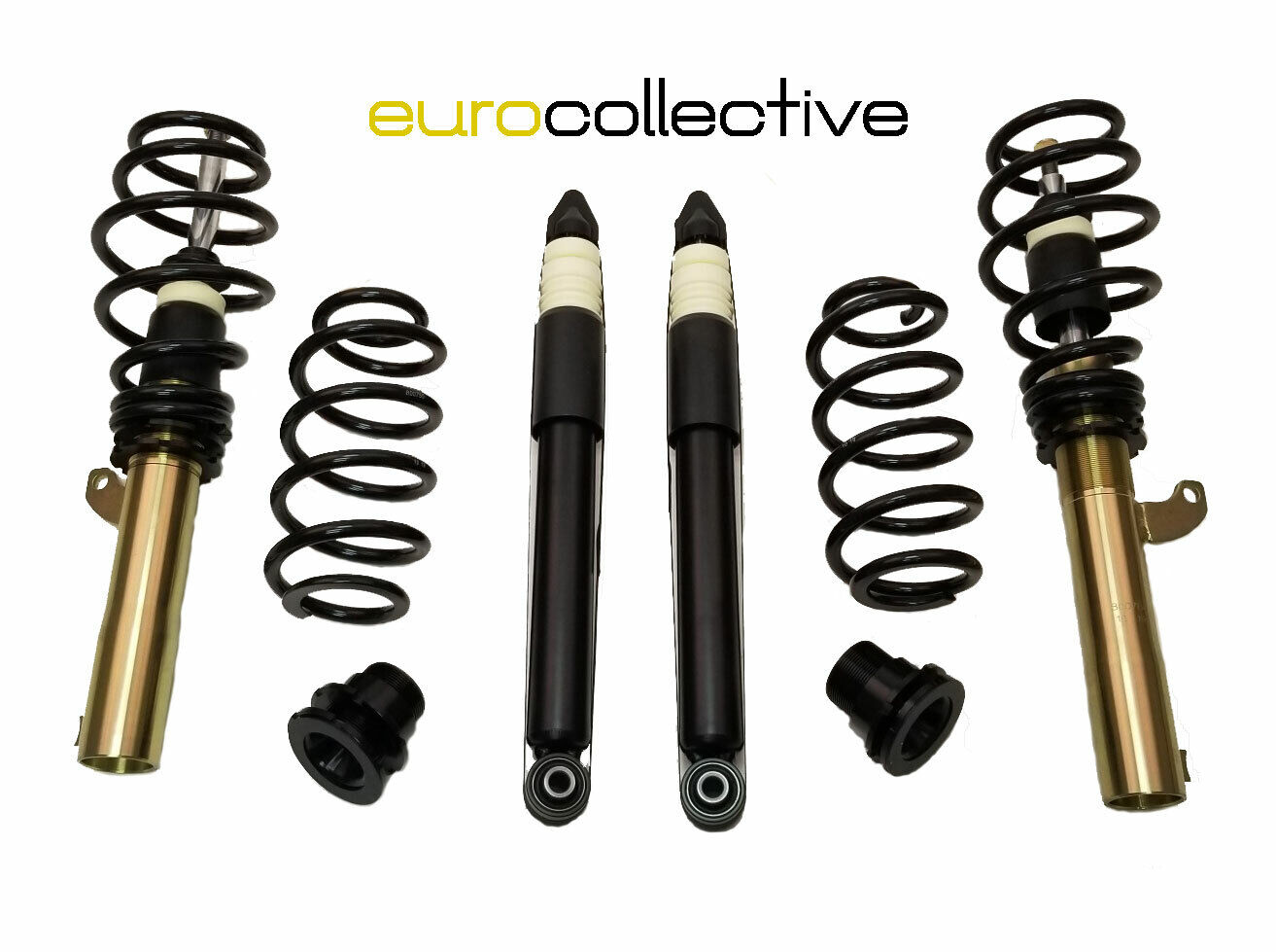 EuroCollective Coilovers for VW Golf Jetta MK5 & MK6 '05-'15 - Height Adjustable