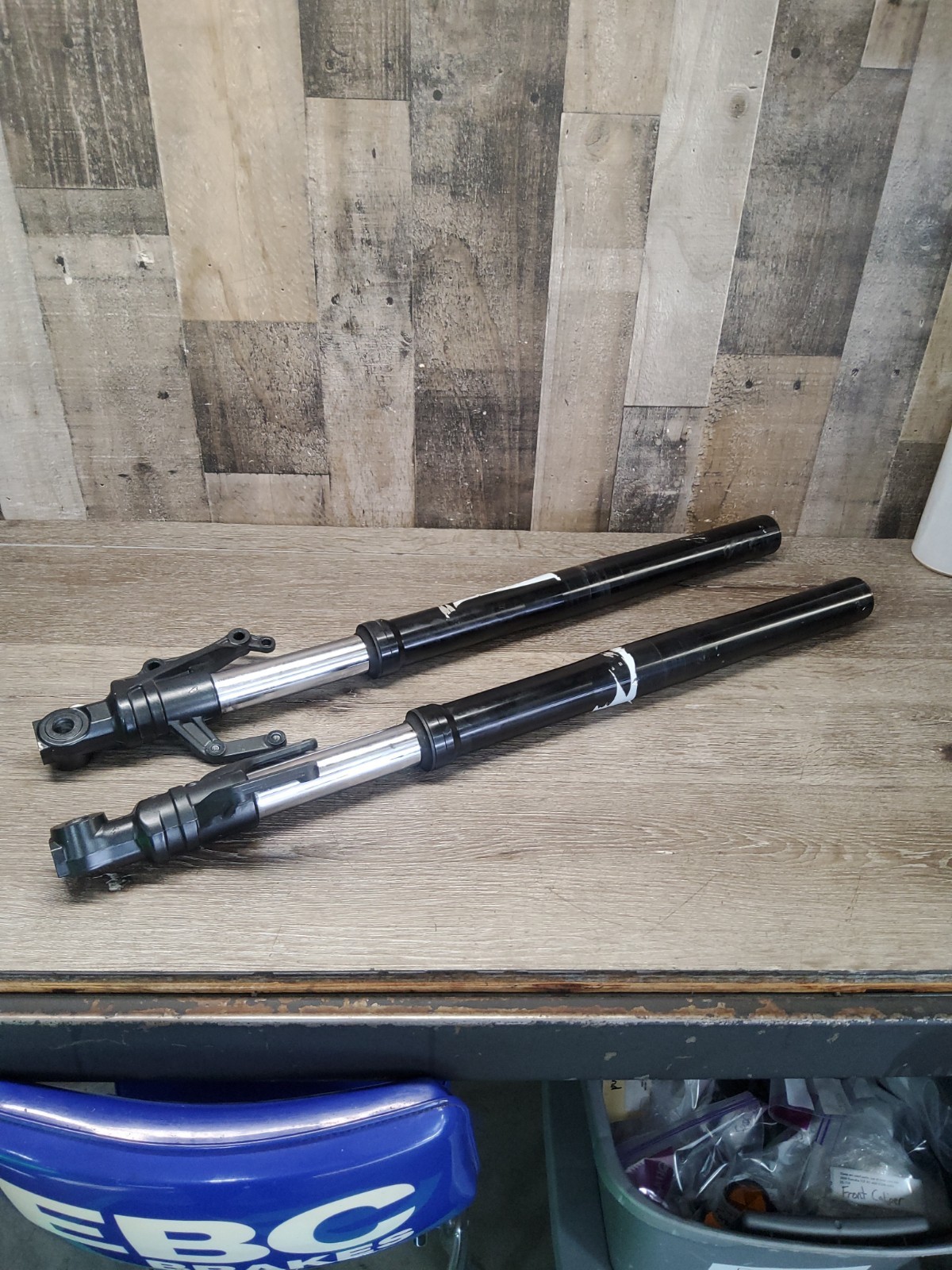 2020 20 19-24 Yamaha YZF-R3 YZFR3 Front Forks Tubes Suspension Bent DL-739