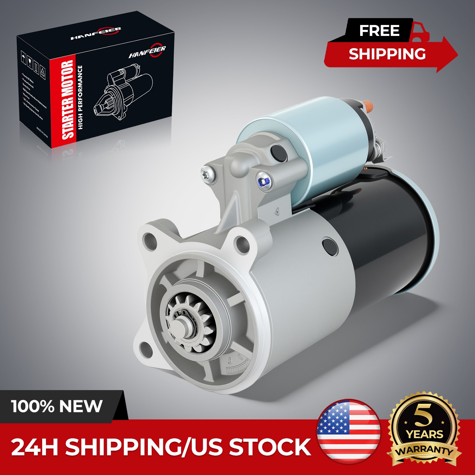 Starter for Ford F150 4.6 5.4 1999-2010 F250 1999-2009 6646 SFD0024 6C3T-11000BA Starter for Ford F150 4.6 5.4 1999-2010 F250 1999-2009 6646 SFD0024 6C3T-11000BA