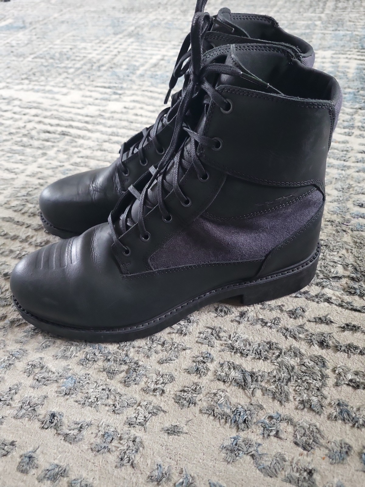 TCX ROOK WP T Dry Black Leather Motorcycle Boots Mens Sz 11 Outwear TCX ROOK WP T Dry Black Leather Motorcycle Boots Mens Sz 11 Outwear
