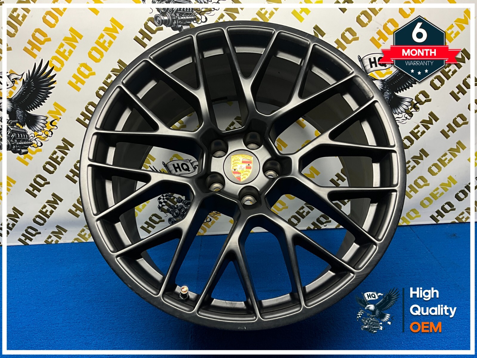 2015 - 2018 PORSCHE MACAN GTS 20x10 BBS WHEEL RIM 20 SPOKE BLACK OEM 20k mls