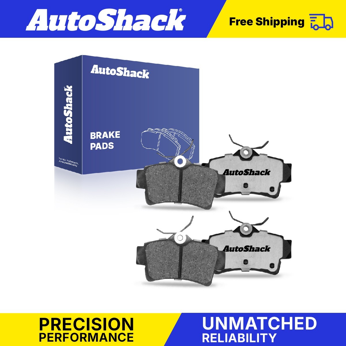 Rear Ceramic Brake Pad Set for Panoz, AIV Roadster 1999-2000, RWD V8 4.6L