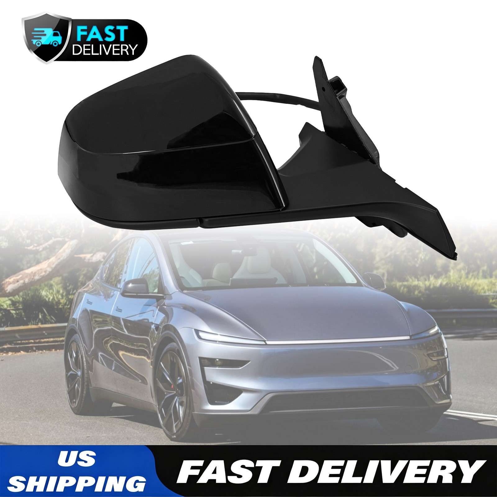 Right Side Mirror Heated Auto-Dimming 213097000A For Tesla Model Y 2025-26 13Pin