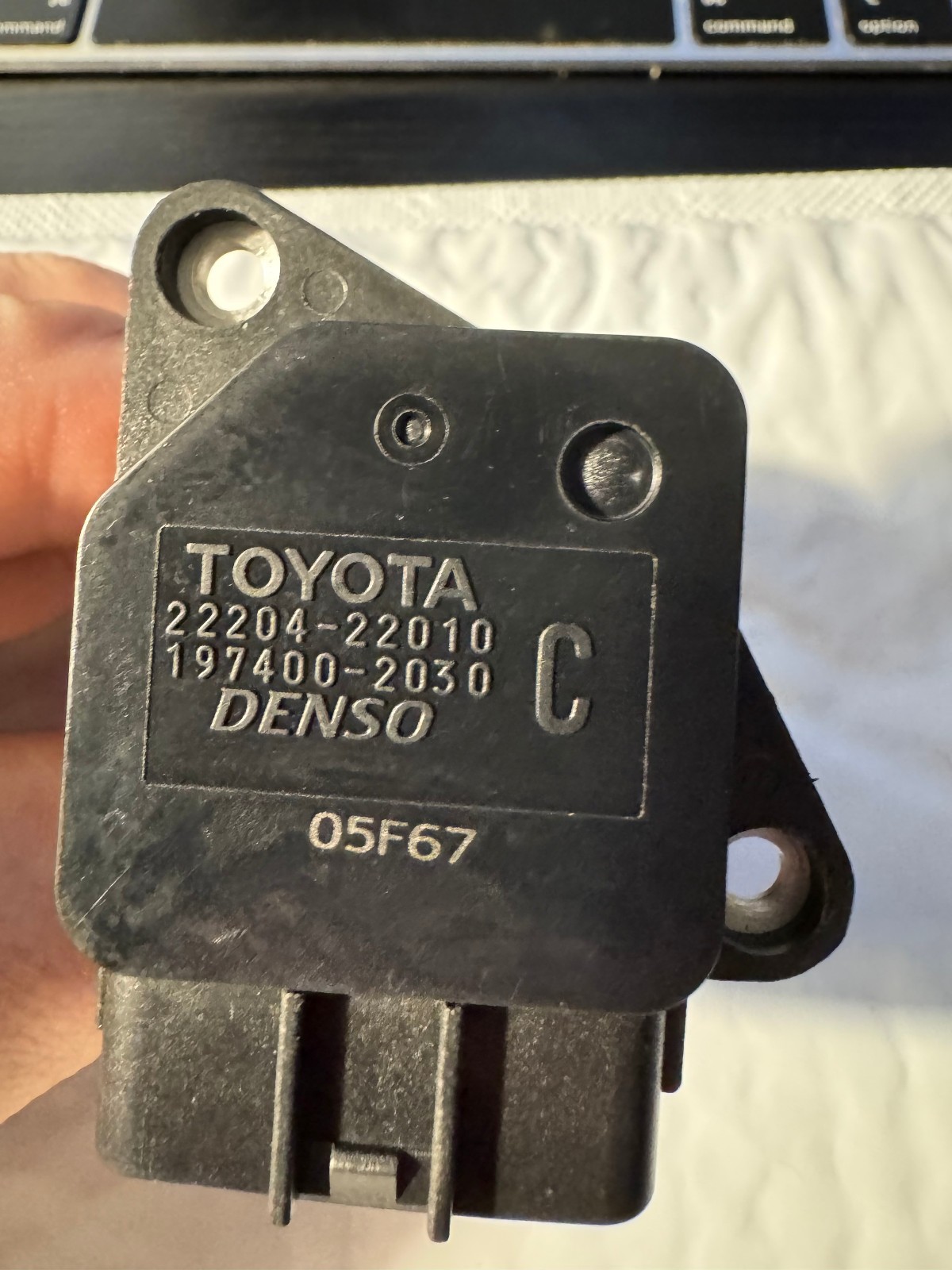 1x Genuine DENSO OEM 22204-22010 Mass Air Flow Meter MAF Sensor For Lexus Scion 1x Genuine DENSO OEM 22204-22010 Mass Air Flow Meter MAF Sensor For Lexus Scion