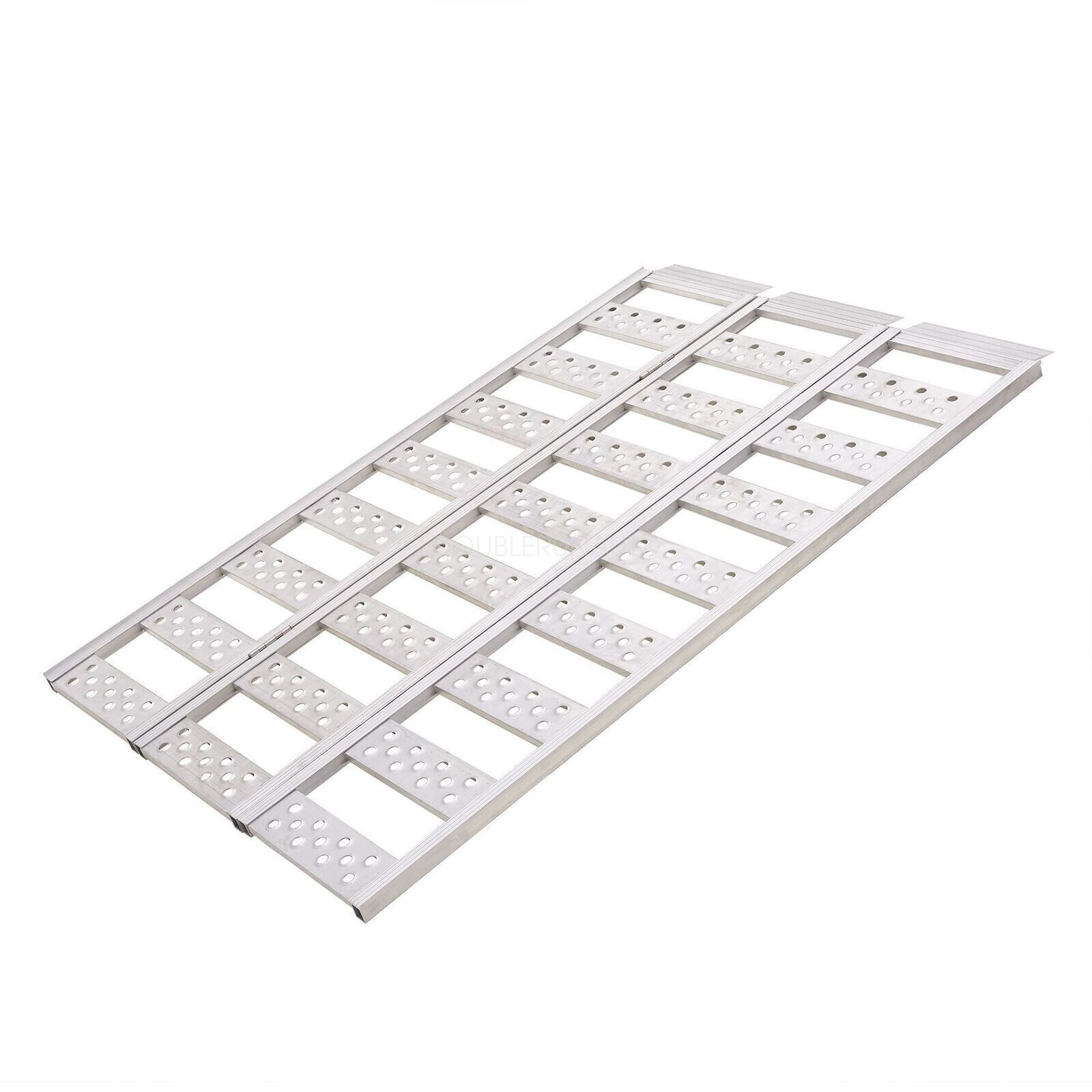 Aluminum Tri-Fold Ramp Heavy-Duty Truck Bed ATV Motorcycle Bike Loading Ramp