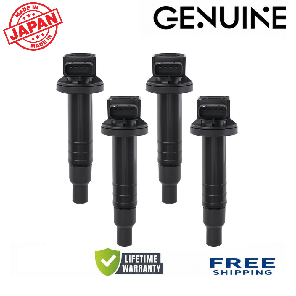 OEM NEW DENSO x4 Ignition Coils Fits 2000-2005 Toyota Echo, Yaris 1.5L 1NZ-FE