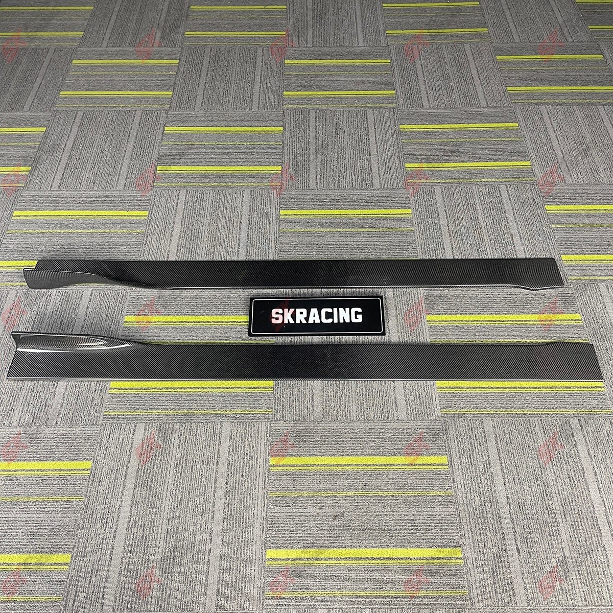 Fits 2014-2020 Lexus IS250 IS300 Carbon Fiber/Unpainted FRP Side Skirt Extension