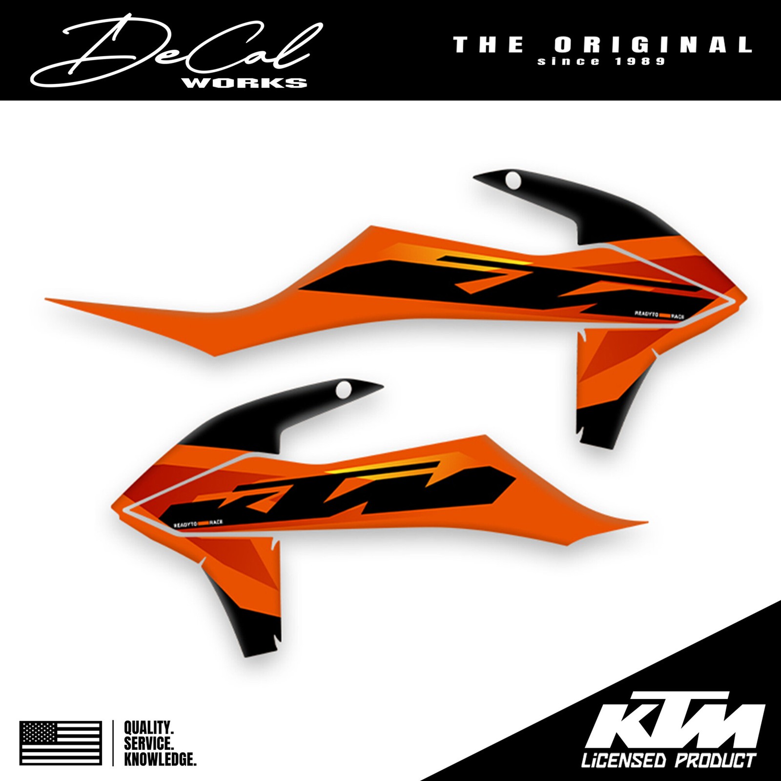 Officially Licensed KTM MX Design Replica Rad Shroud Graphics Kit