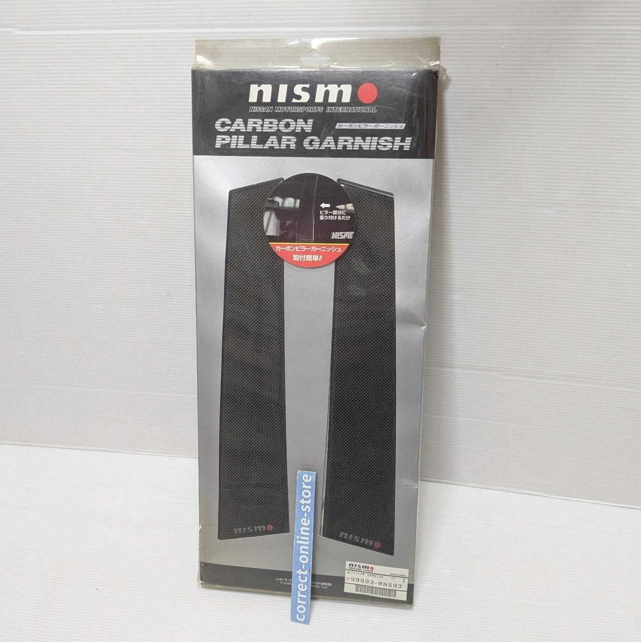 【Rare Discontinued】NISMO Carbon Pillar Garnish 99993-RN593 BCNR33 GT-R Old Logo 【Rare Discontinued】NISMO Carbon Pillar Garnish 99993-RN593 BCNR33 GT-R Old Logo