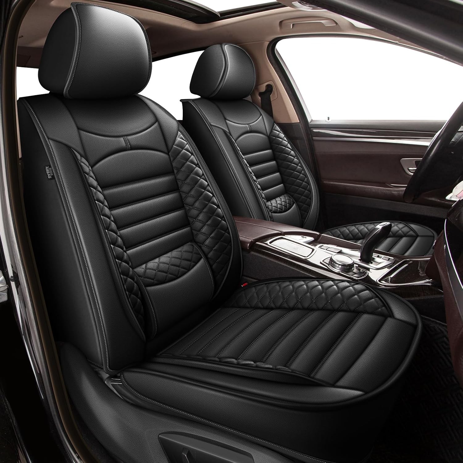 Car 2/5 Seat Covers PU Leather For Hyundai Ioniq 2017-2026 Protector Cushion