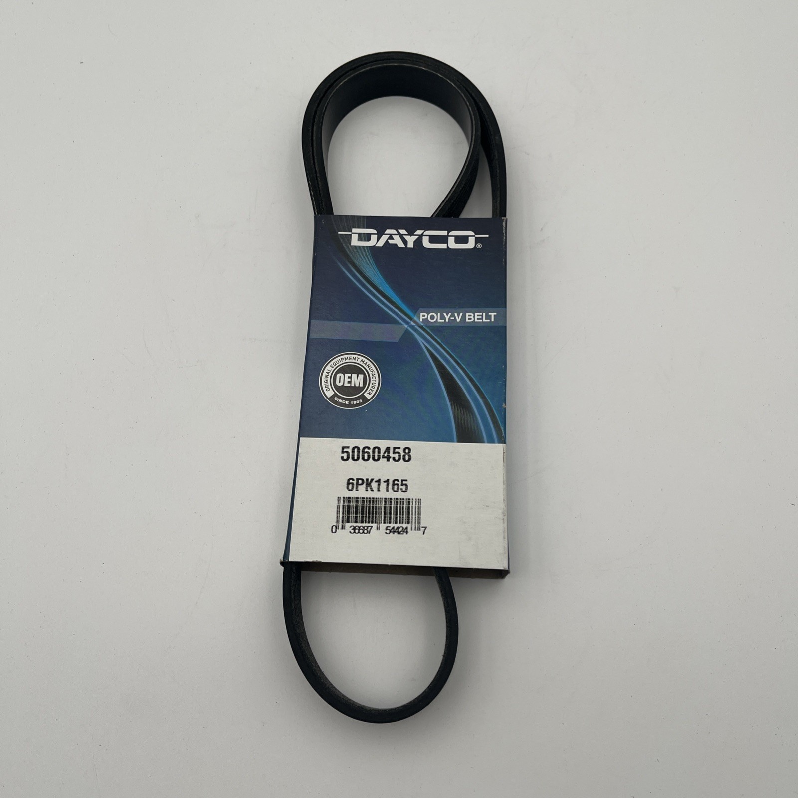 Dayco Poly Rib Belt Serpentine Belt; 45.87 Long, 6 Rib Count: 5060458