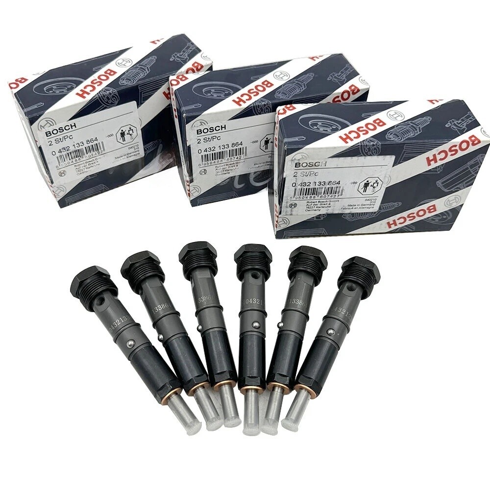 NEW 6PCS BOSCH 300 Marine Injectors for 12 Valve 5.9L Cummins +50HP 0432133864