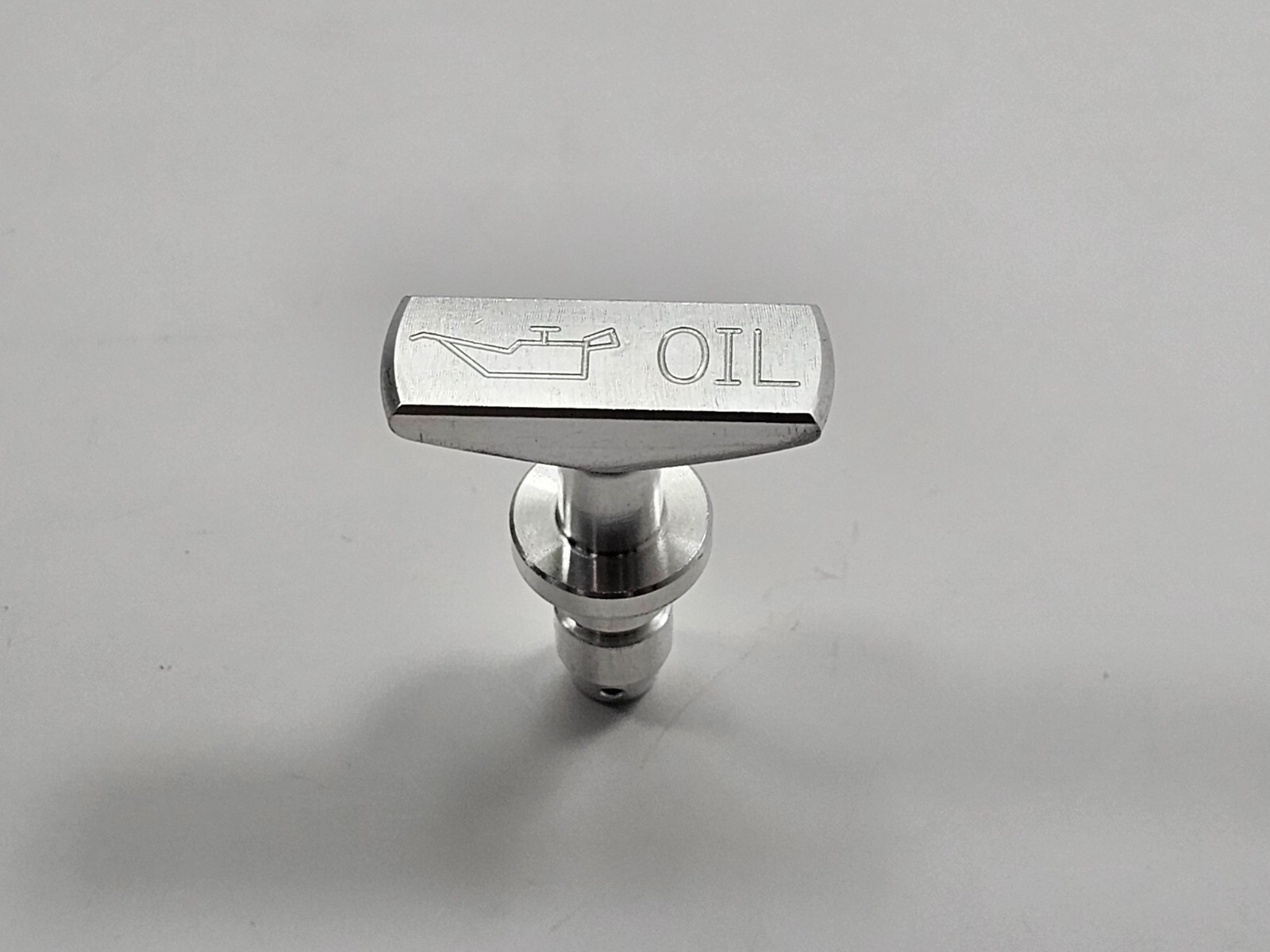 Fits 99-15 FORD MUSTANG GT GT500 BILLET OIL DIPSTICK HANDLE ONLY SATIN ALUMINUM