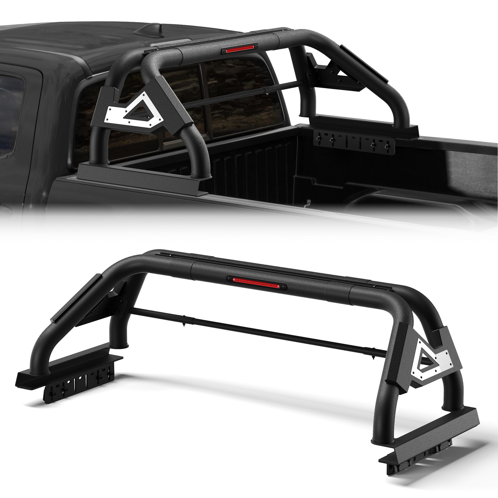 For 2005-2023 Nissan Frontier Adjustable Truck Roll Sport Bar Chase Rack Bed Bar
