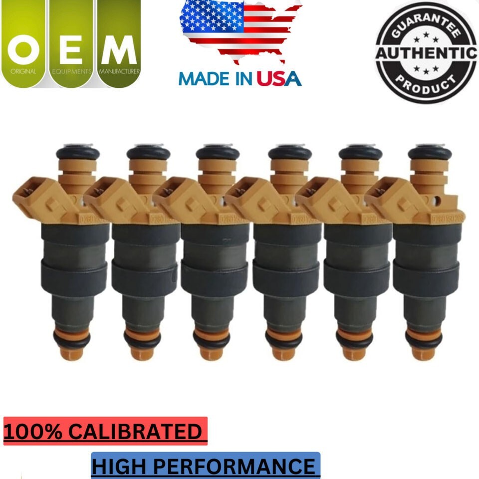 NEW OEM x6 BOSCH Fuel Injectors Fits 1985-87 BMW 535i 635CSi L7 I6 0280150203 NEW OEM x6 BOSCH Fuel Injectors Fits 1985-87 BMW 535i 635CSi L7 I6 0280150203