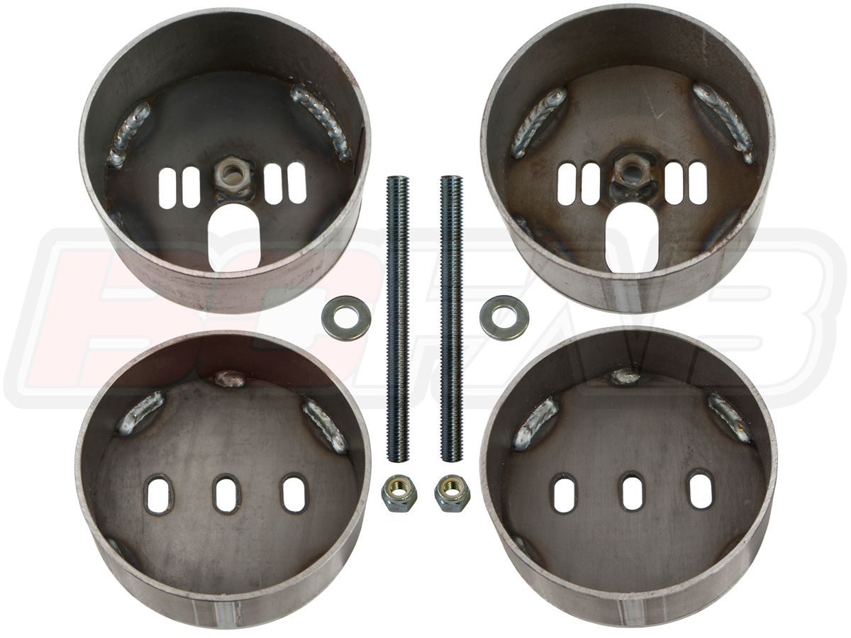 Airspring Brackets Universal Front Cup Style GMC Chevy Ford Dodge 