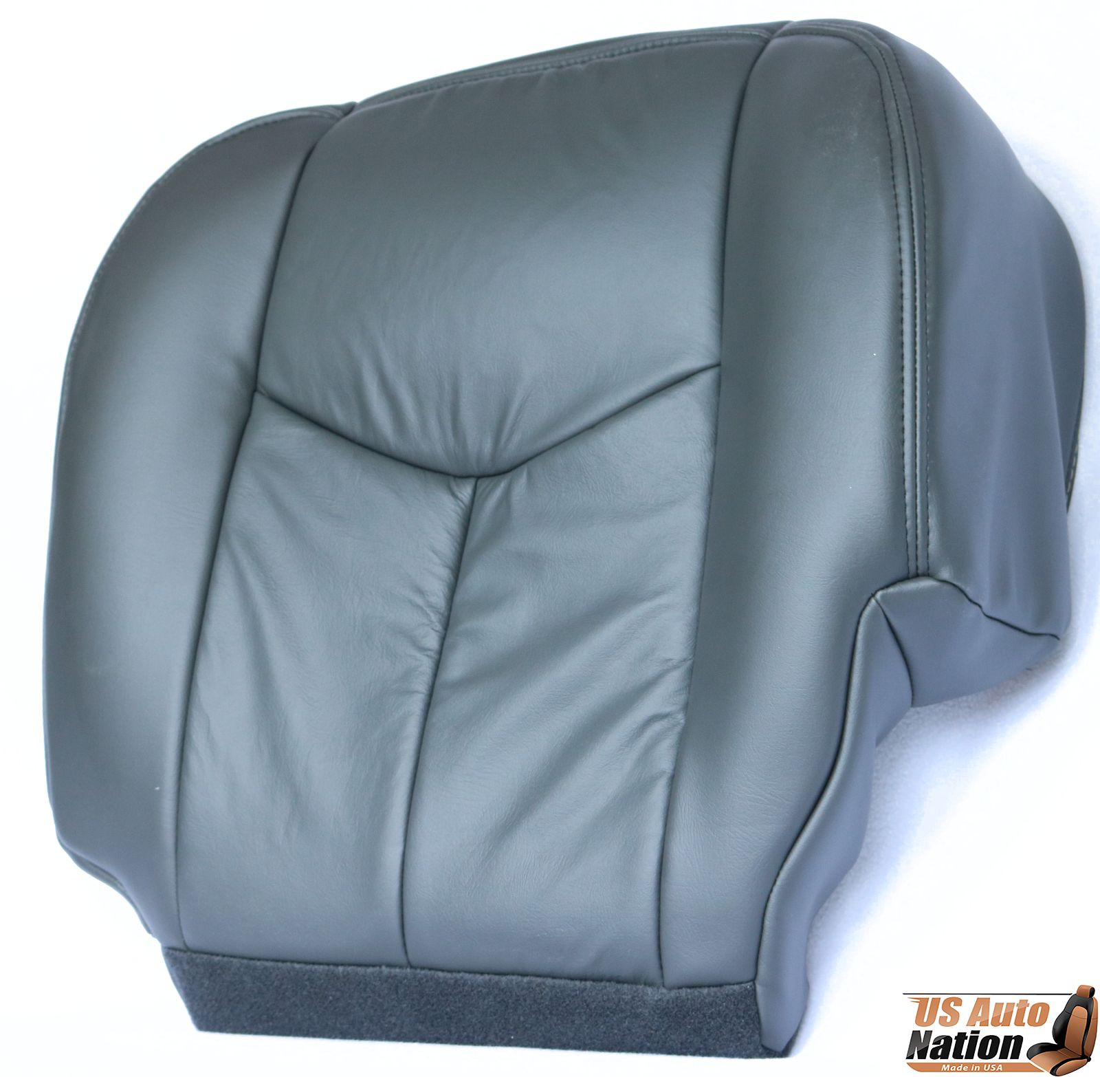 2003 04 2005 Chevy Silverado 2500HD LT Driver Bottom Vinyl Seat Cover Dark Gray