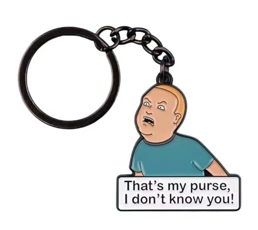 King of The Hill Bobby That\'s My Purse I Don\'t Know 1.3 inches wide, Mixed 