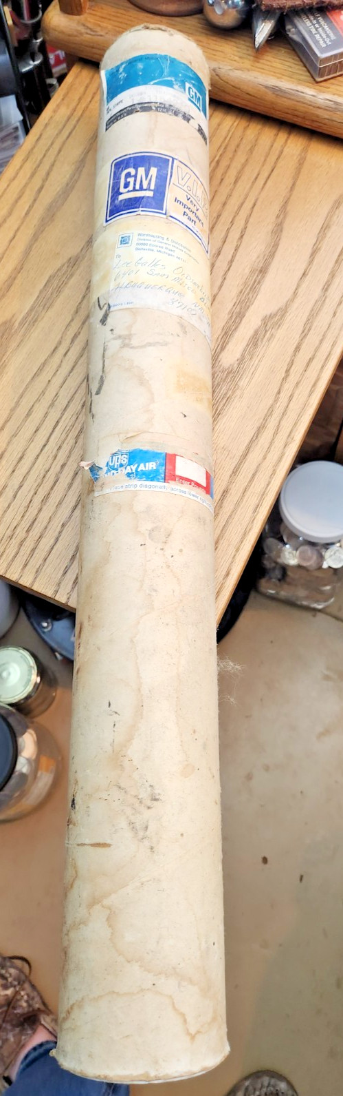NOS 1969 1970 1971 1972 OLDSMOBILE Wood Grain Transfer 1154210 GM NOS 1969 1970 1971 1972 OLDSMOBILE Wood Grain Transfer 1154210 GM