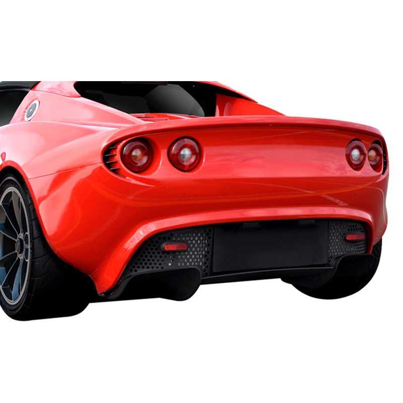 For Lotus Elise 05-10 Super Fin Style Fiberglass Rear Diffuser Unpainted