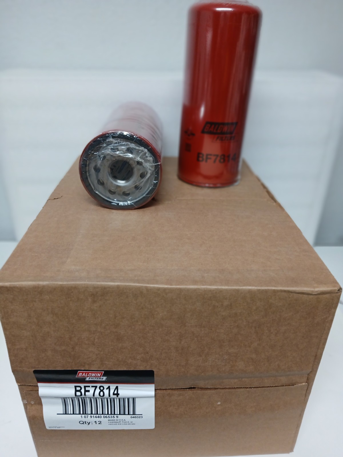 12 x Fuel Filter-Eng Code: D13 Baldwin Filters BF7814 Made in USA Pack 12 12 x Fuel Filter-Eng Code: D13 Baldwin Filters BF7814 Made in USA Pack 12