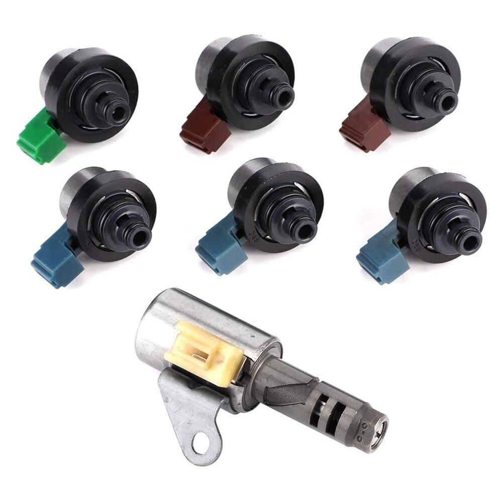 7X Transmission Solenoids Valve W/Harness Plug 4EAT For Subaru Forester Imp US