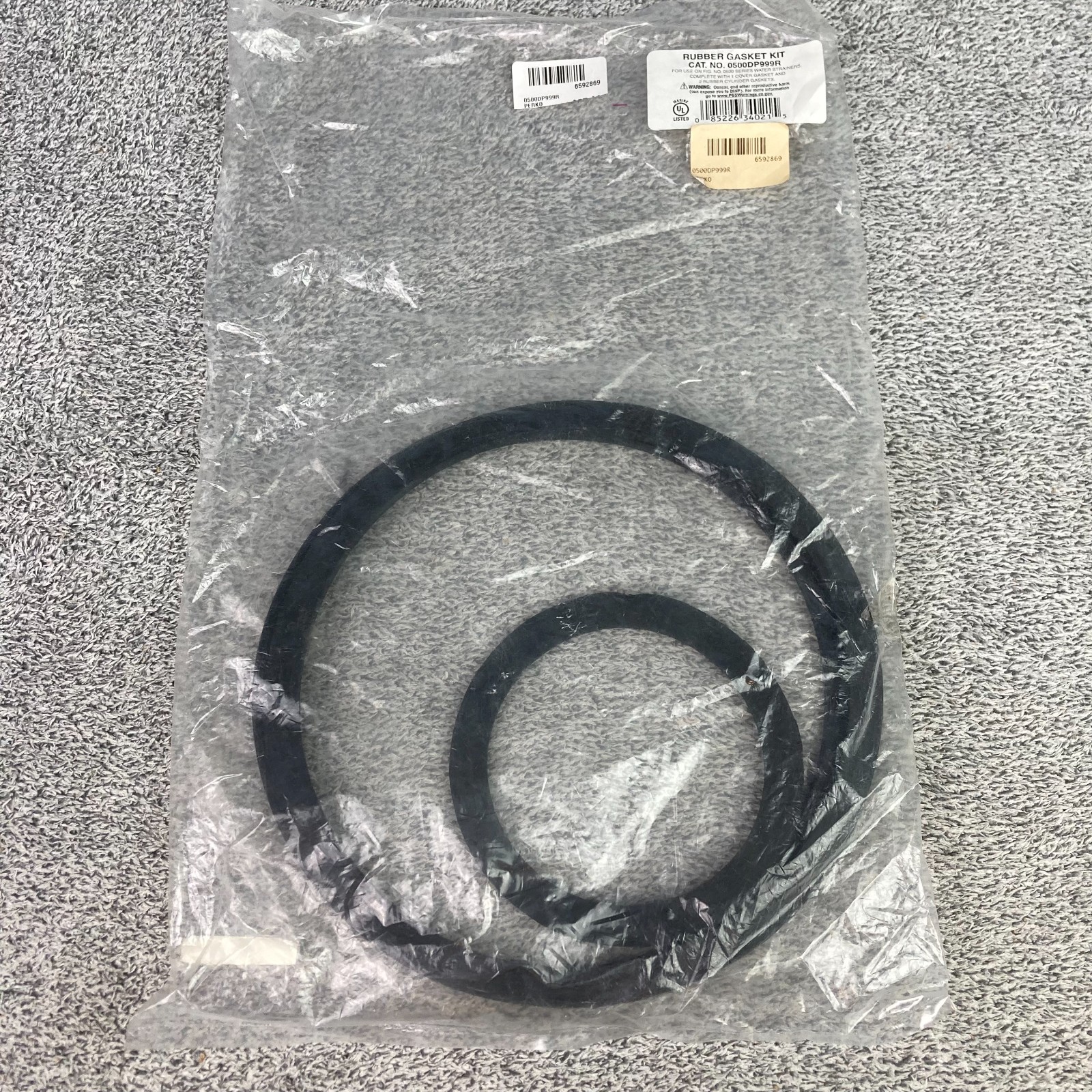 Perko 0500DP999R 500 Series Size #9 #10 #11 Water Strainer Rubber Cylinder Kit