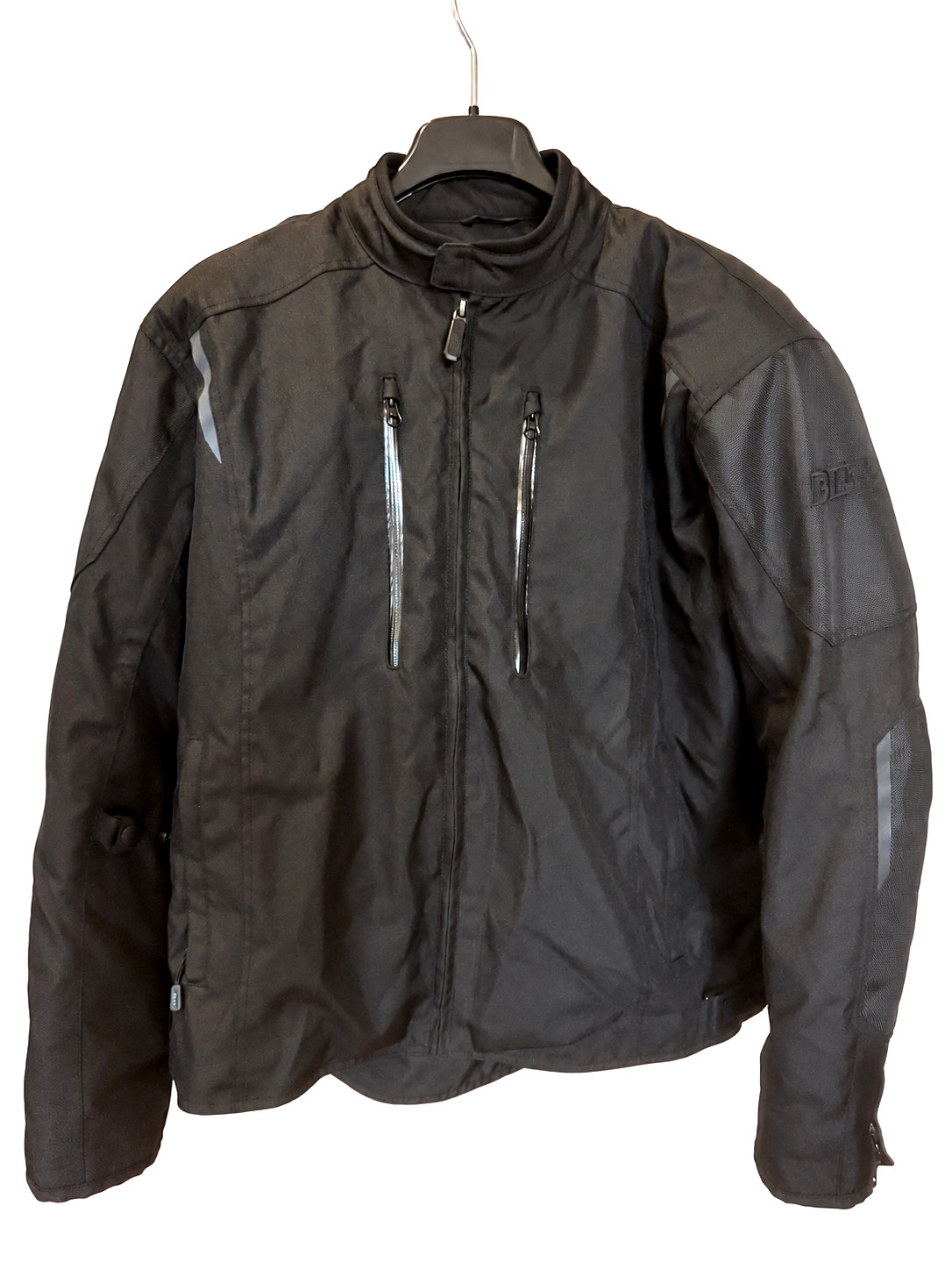 BILT Motorcycle Jacket Mens 3XL Black Textile Vented Riding Quilted Lining