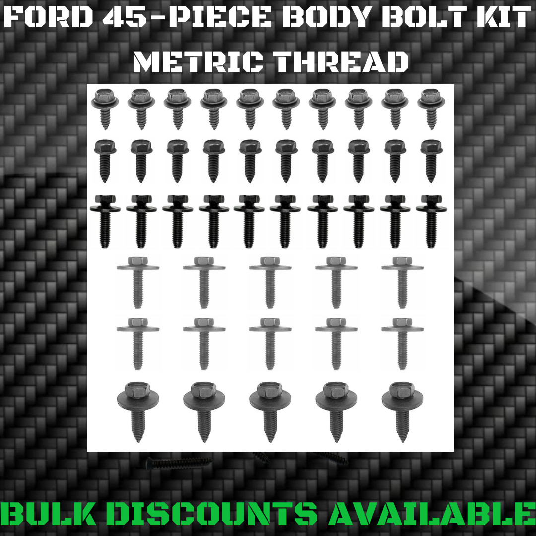1983+ Ford Ranger Pick Up Truck Interior Exterior Metric Body Bolts Screws OEM